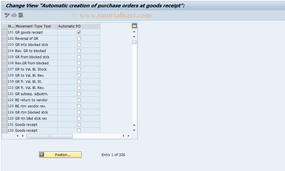 SAP TCode S_ALR_87000352 - IMG Activity: SIMG_OLMB_156_AB