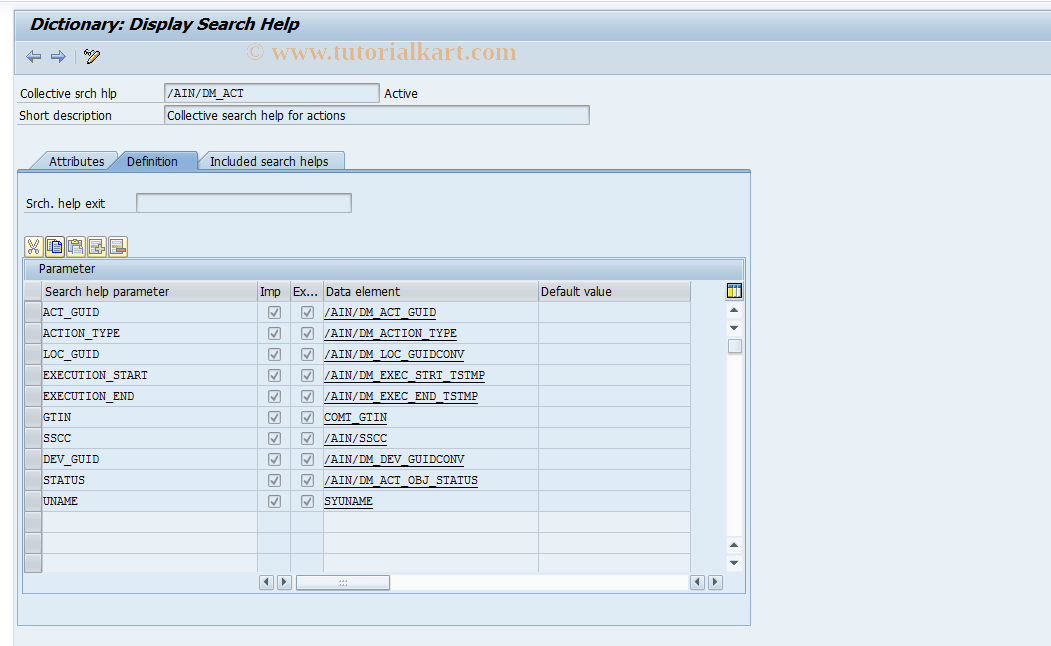 SAP TCode S_ALR_87000374 - IMG Activity: OLI0_AD20