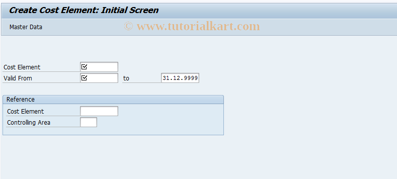 SAP TCode S_ALR_87000380 - IMG Activity: SIMG_CFMENU0KWMXKA07