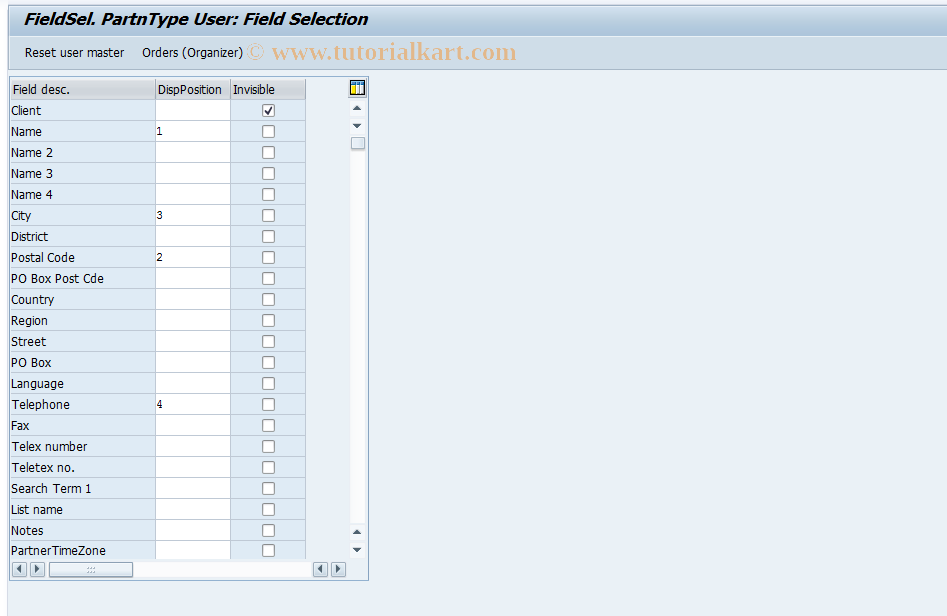 SAP TCode S_ALR_87000385 - IMG Activity: SIMG_CFMENUOLI0OIR7