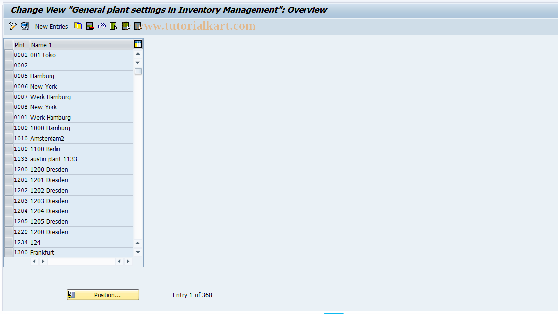 SAP TCode S_ALR_87000416 - IMG Activity: SIMG_CFMENUOLMB159L