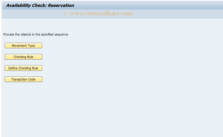 SAP TCode S_ALR_87000462 - IMG Activity: SIMG_CFMENUOLMBOMB1