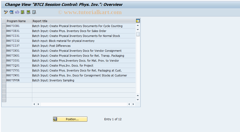 SAP TCode S_ALR_87000494 - IMG Activity: SIMG_CFMENUOLMBOMCN