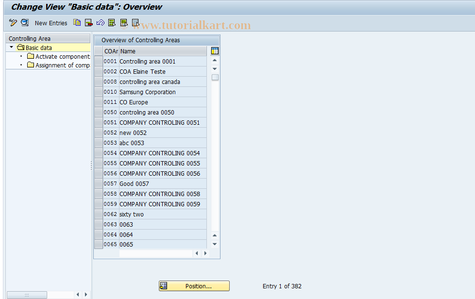 SAP TCode S_ALR_87000570 - IMG Activity: SIMG_CFMENU0KWMOKKP