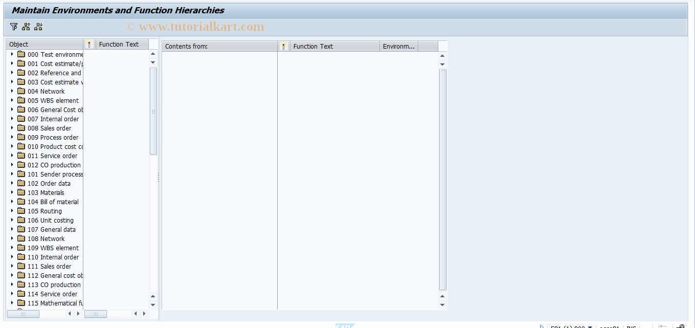 SAP TCode S_ALR_87000579 - IMG Activity: SIMG_0KWMCPT2_UMGEBG