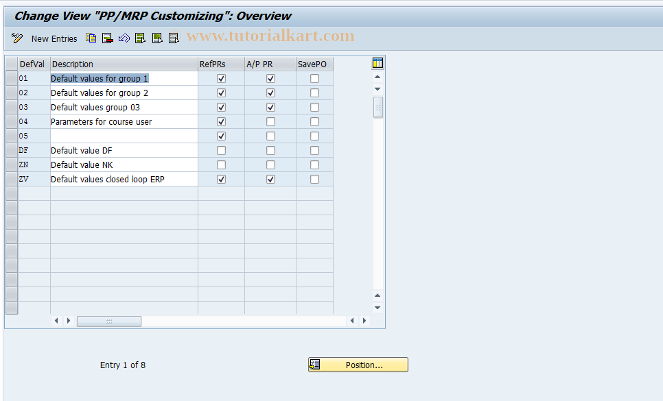 SAP TCode S_ALR_87000585 - IMG Activity: SIMG_CFMENUOLMDOPPH