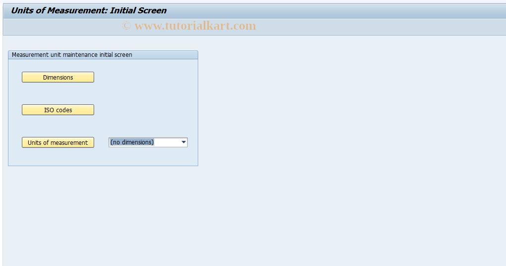 SAP TCode S_ALR_87000587 - IMG Activity: SIMG_CFMENUOLMDOMD3