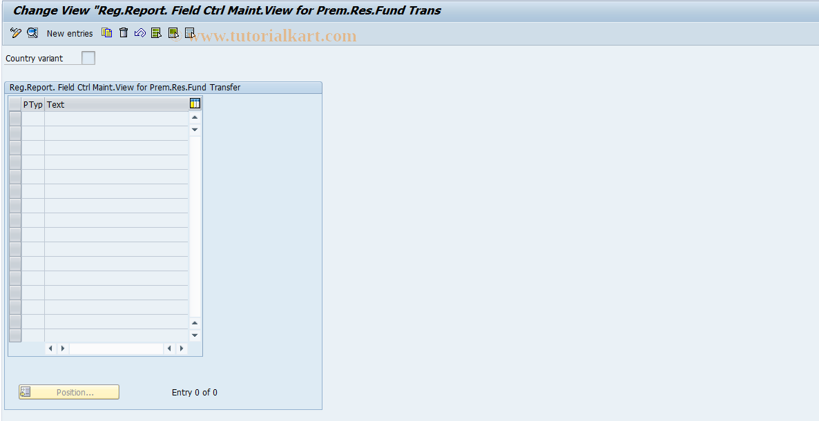 SAP TCode S_ALR_87000599 - IMG Activity: FELDSTEUERUNGUMBUCHG