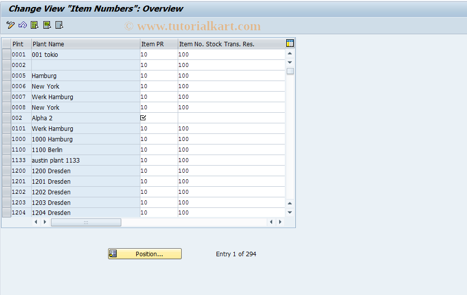 SAP TCode S_ALR_87000604 - IMG Activity: SIMG_CFMENUOLMDOMI5