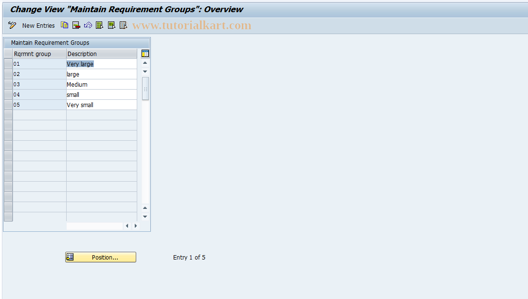 SAP TCode S_ALR_87000628 - IMG Activity: W_DF_LT_0620