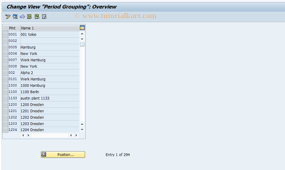 SAP TCode S_ALR_87000651 - IMG Activity: SIMG_CFMENUOLMDOPPC