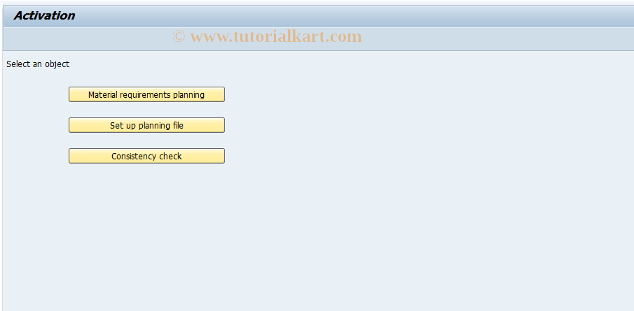 SAP TCode S_ALR_87000682 - IMG Activity: SIMG_CFMENUOLMDOMDU