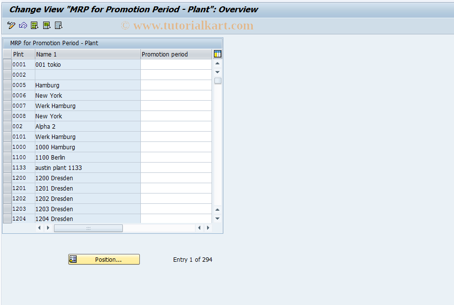 SAP TCode S_ALR_87000686 - IMG Activity: W_ZF_VK_0710