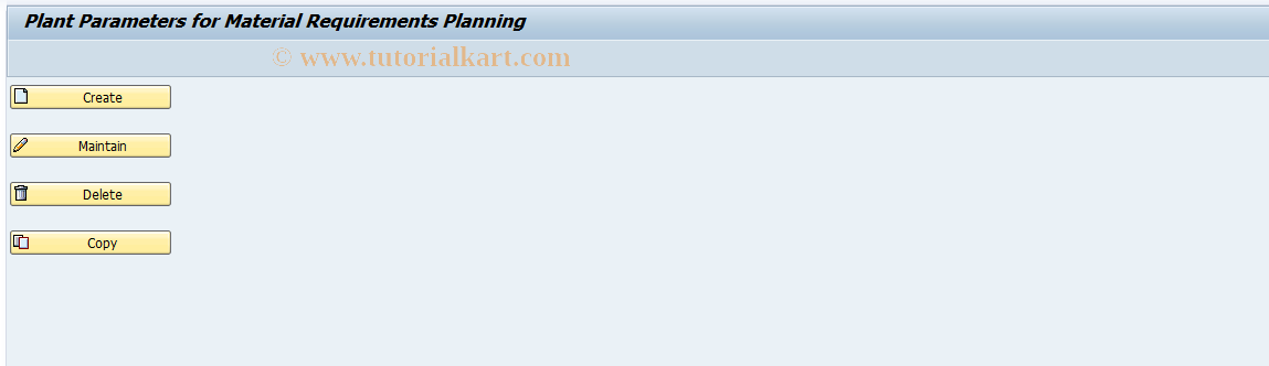 SAP TCode S_ALR_87000698 - IMG Activity: SIMG_CFMENUOLMDOMI8