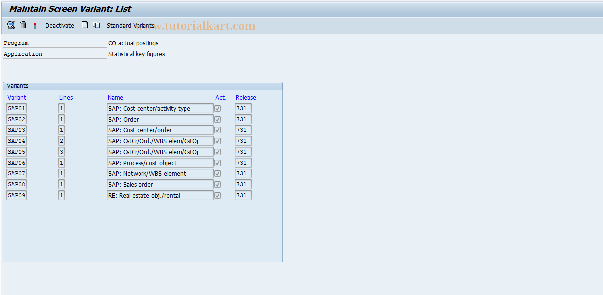 SAP TCode S_ALR_87001028 - IMG Activity: SIMG_CFMENUORKSKBC3