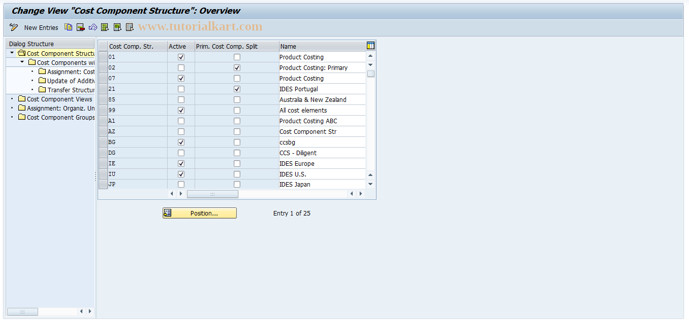 SAP TCode S_ALR_87001031 - IMG Activity: SIMG_CFMENUORKSOKTZ