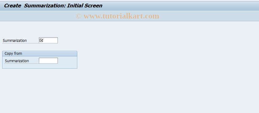 SAP TCode S_ALR_87001033 - IMG Activity: SIMG_CFMENUORKSKR01