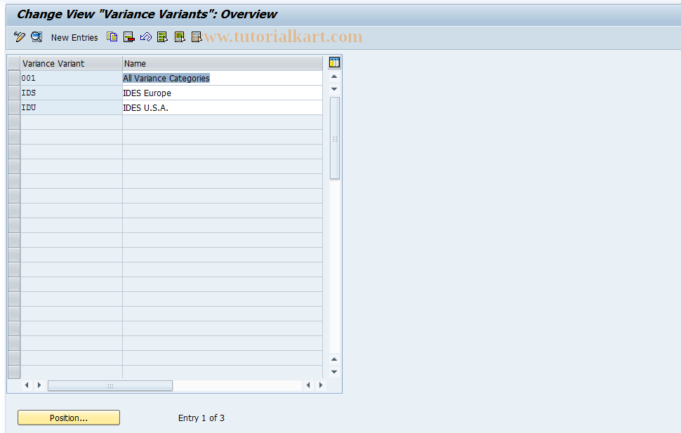 SAP TCode S_ALR_87001036 - IMG Activity: SIMG_CFMENUORKSOKVF