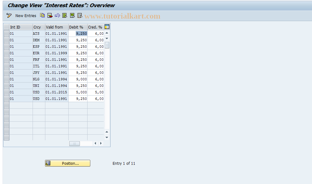 SAP TCode S_ALR_87001320 - IMG Activity: SIMG_CFMENUORFBOB42