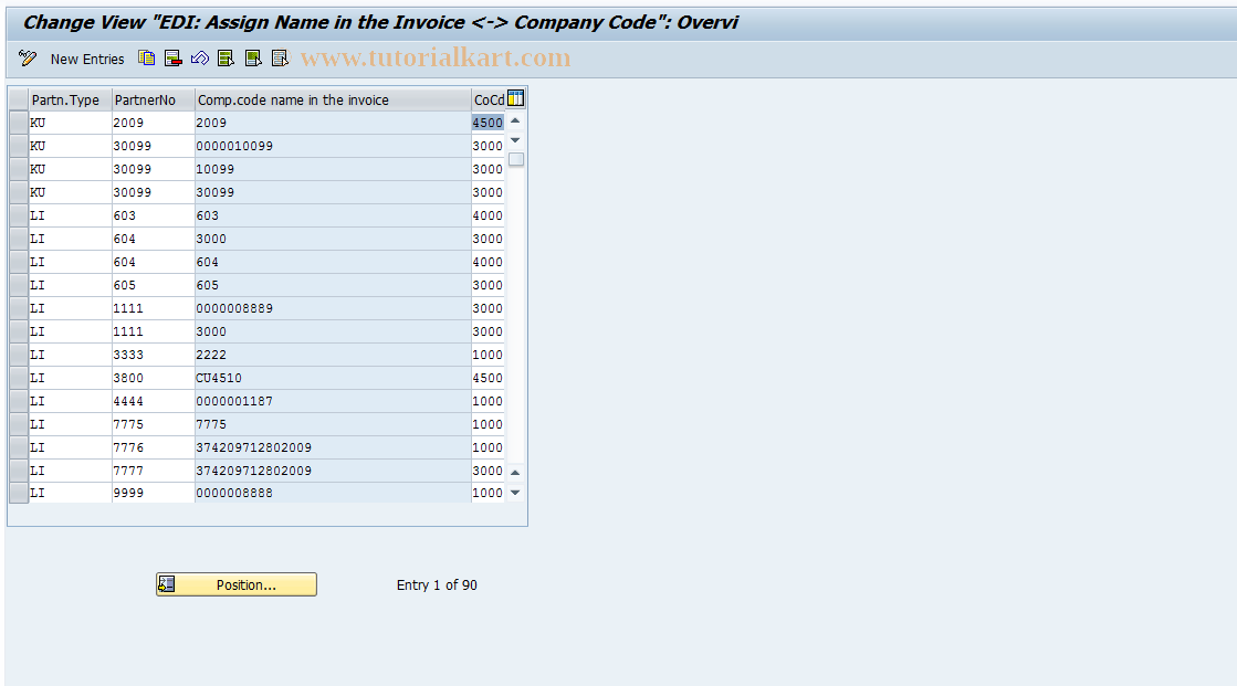 SAP TCode S_ALR_87001352 - IMG Activity: SIMG_CFORFBOBCAZE