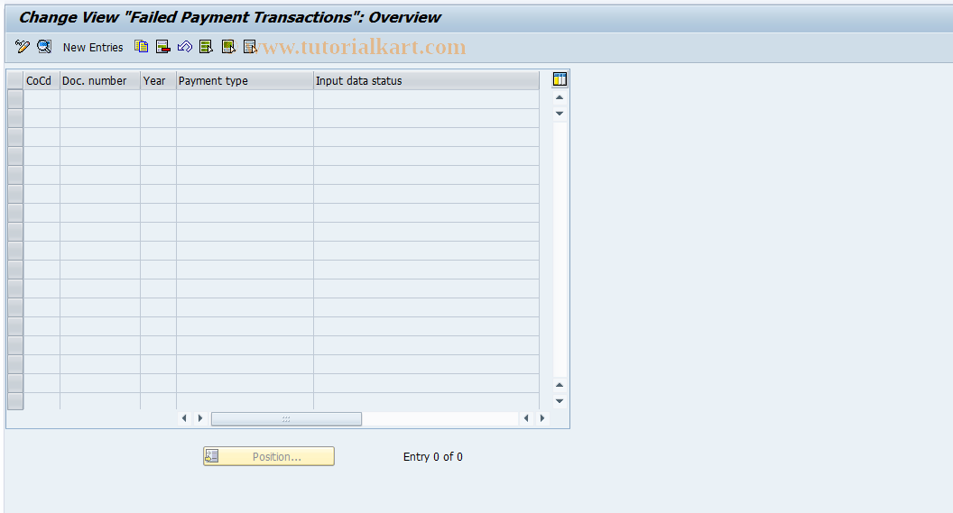 SAP TCode S_ALR_87001405 - IMG Activity: SIMG_CFORFBOB54