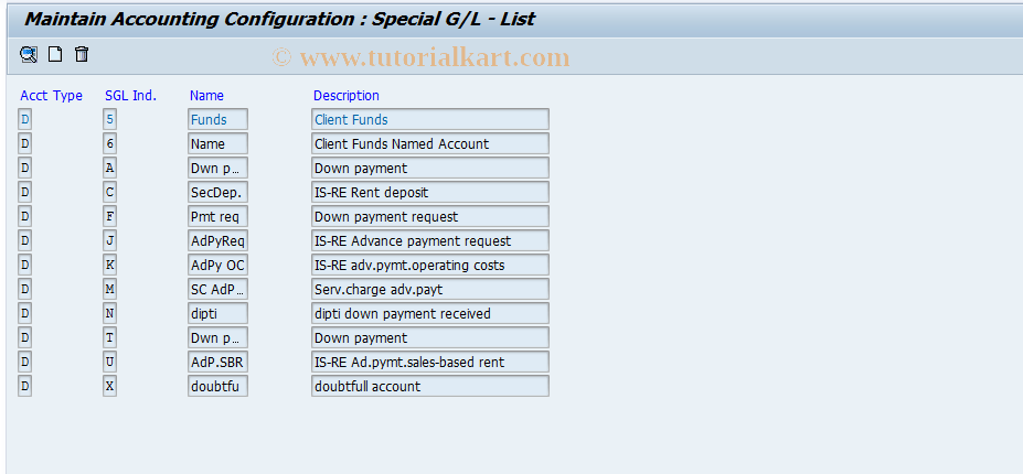 SAP TCode S_ALR_87001415 - IMG Activity: SIMG_CFMENUORFBOBXR