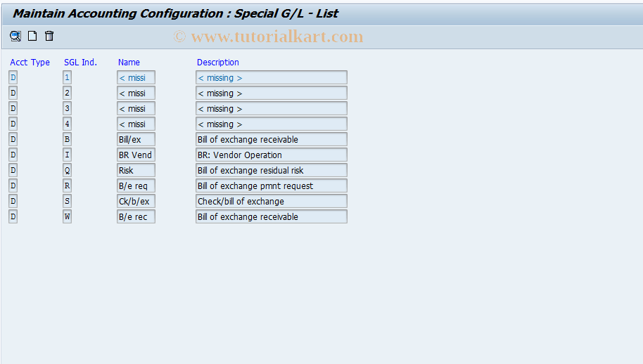 SAP TCode S_ALR_87001424 - IMG Activity: SIMG_CFMENUORFBOBYN