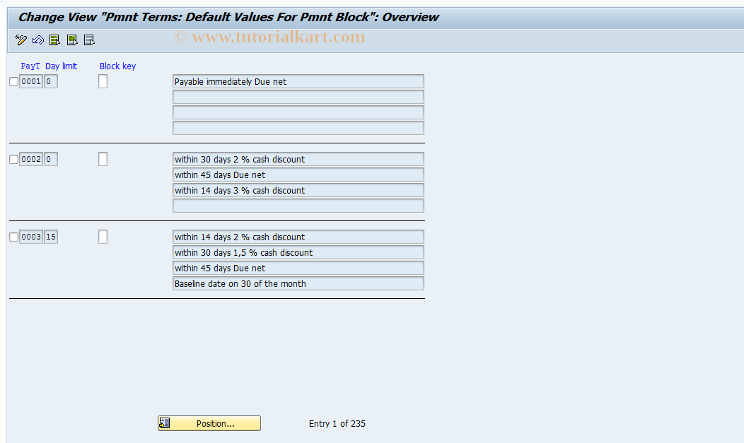 SAP TCode S_ALR_87001453 - IMG Activity: SIMG_CFMENUORFBOBBC