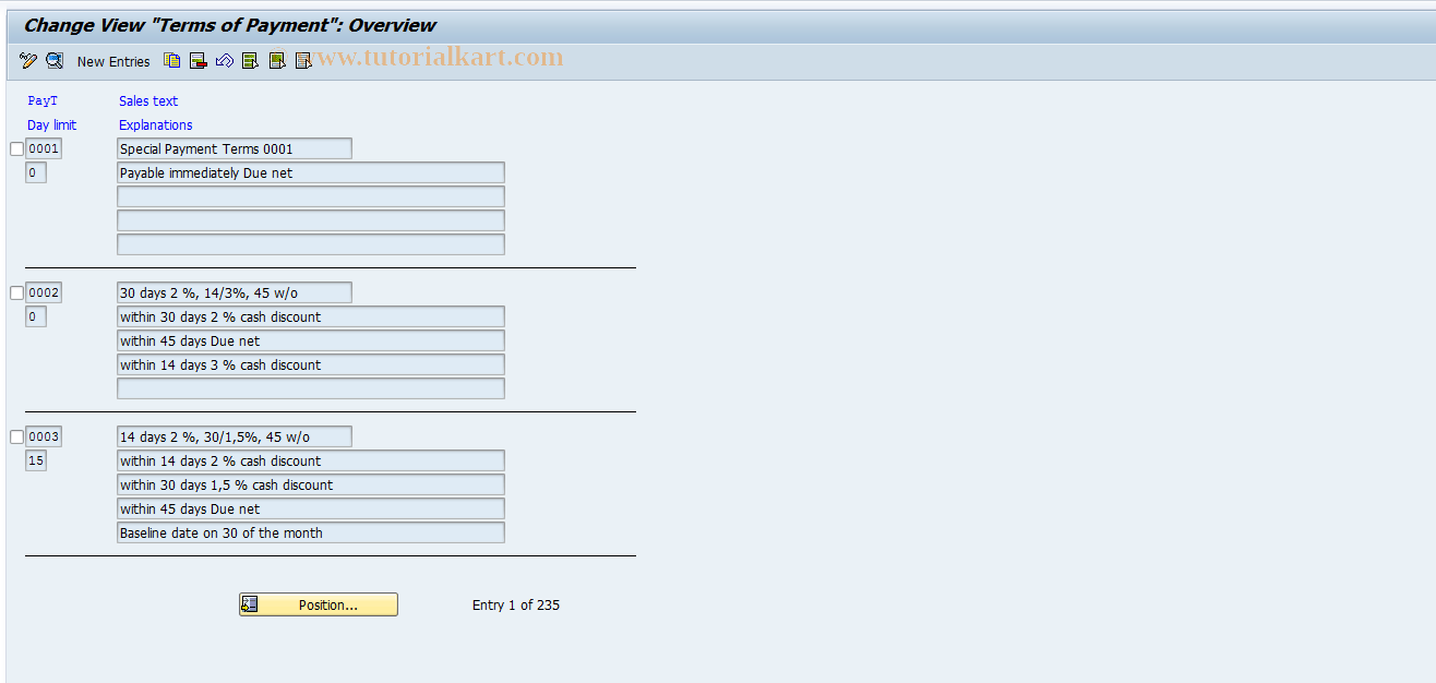 SAP TCode S_ALR_87001464 - IMG Activity: SIMG_CFMENUORFBOBB8