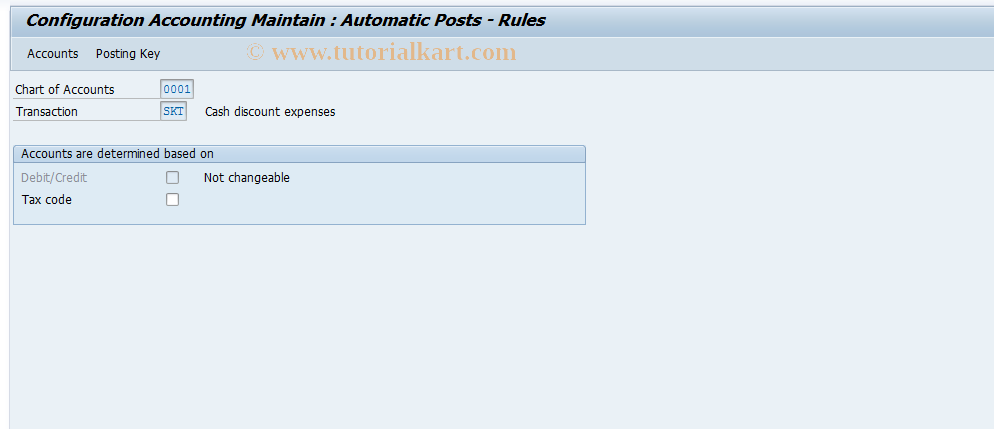 SAP TCode S_ALR_87001475 - IMG Activity: SIMG_CFMENUORFBOBXI