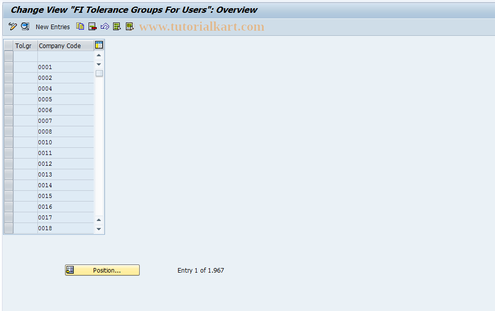 SAP TCode S_ALR_87001505 - IMG Activity: SIMG_CFMENUORFBOBA4