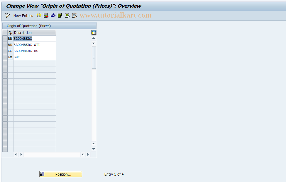 SAP TCode S_ALR_87001730 - IMG Activity: SIMG_DATAPROVIDER