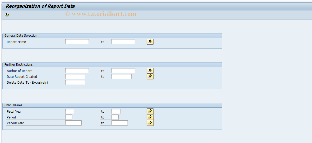 SAP TCode S_ALR_87001752 - IMG Activity: SIMG_ORFB_FDIY