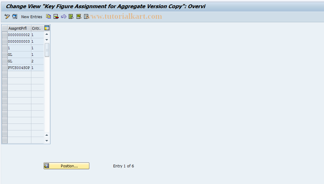 SAP TCode S_ALR_87001772 - IMG Activity: SIMG_CFMENUOLPAKEYF