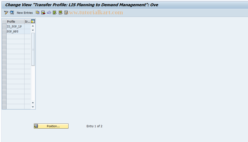 SAP TCode S_ALR_87001783 - IMG Activity: SIMG_CFMENUOLPATRAN