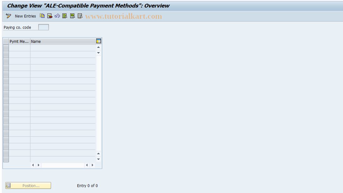 SAP TCode S_ALR_87001834 - IMG Activity: SIMG_CFFIBAT042EA