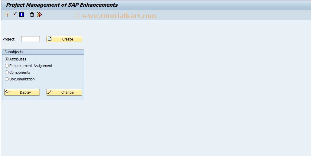 SAP TCode S_ALR_87001872 - IMG Activity: SIMG_CFMENUOLPAEXIT3