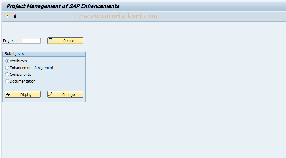 SAP TCode S_ALR_87001883 - IMG Activity: SIMG_CFMENUOLPAEXIT4