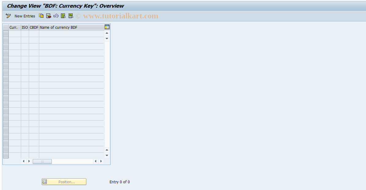 SAP TCode S_ALR_87001884 - IMG Activity: SIMG_CFORFBTFE01DK