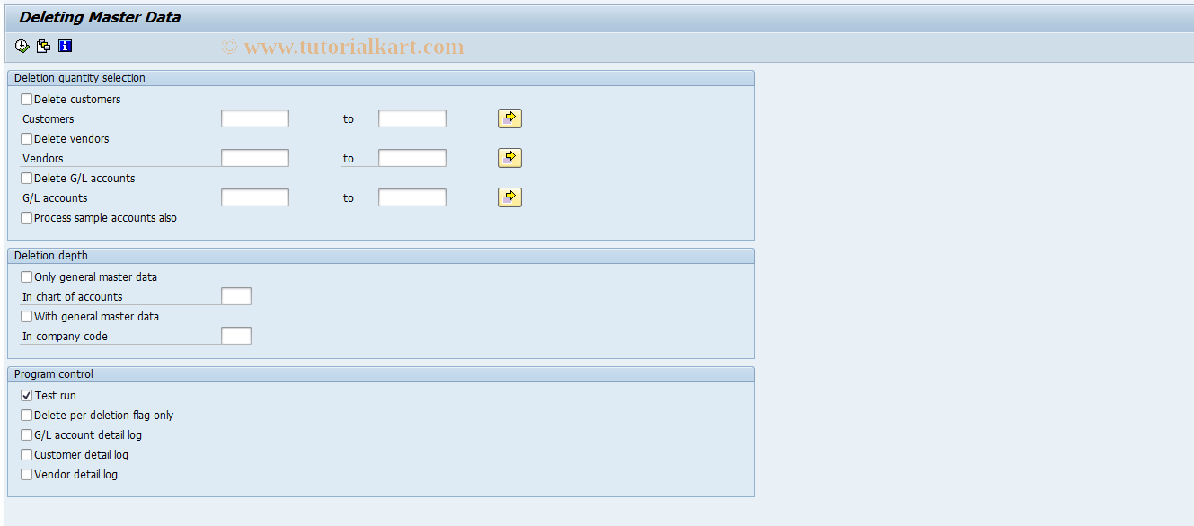 SAP TCode S_ALR_87001917 - IMG Activity: SIMG_CFMENUORFBOBR20