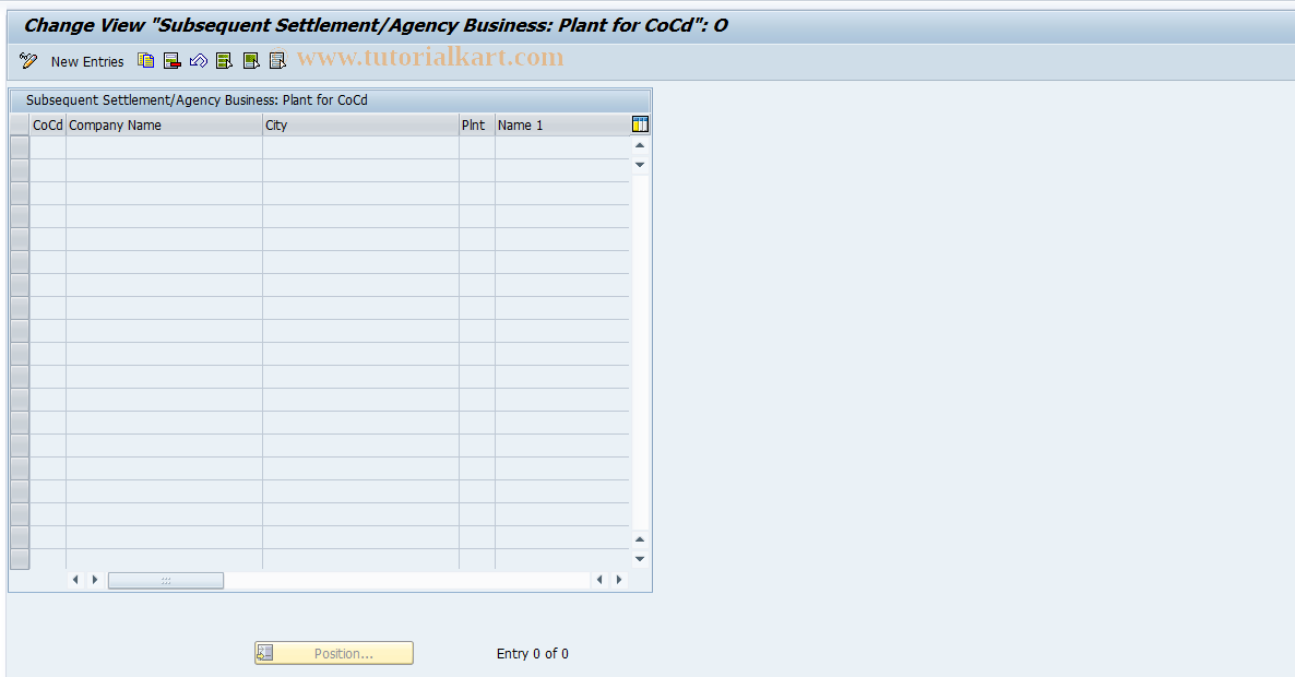 SAP TCode S_ALR_87001981 - IMG Activity: W_WLFA_0013