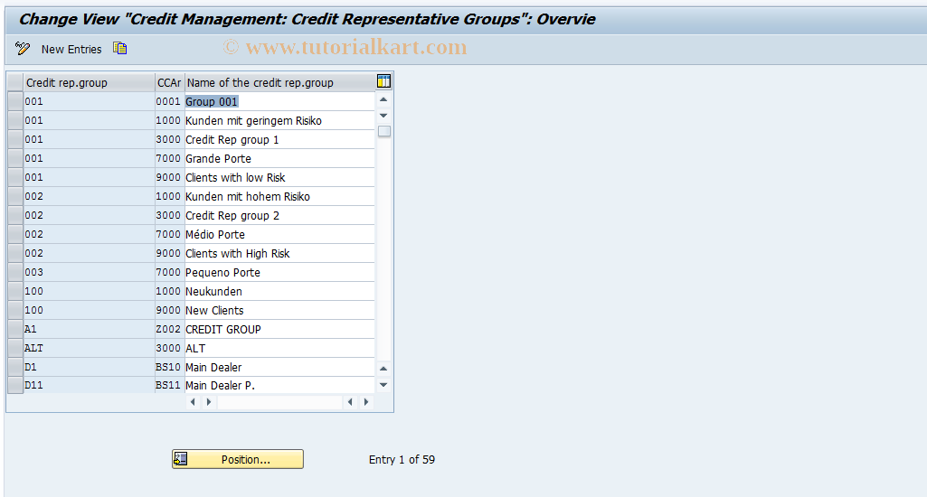 SAP TCode S_ALR_87001985 - IMG Activity: SIMG_CFMENUORFBOB02