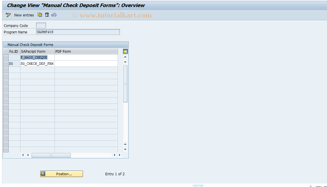 SAP TCode S_ALR_87002003 - IMG Activity: SIMG_CFMENUOFTDOT54