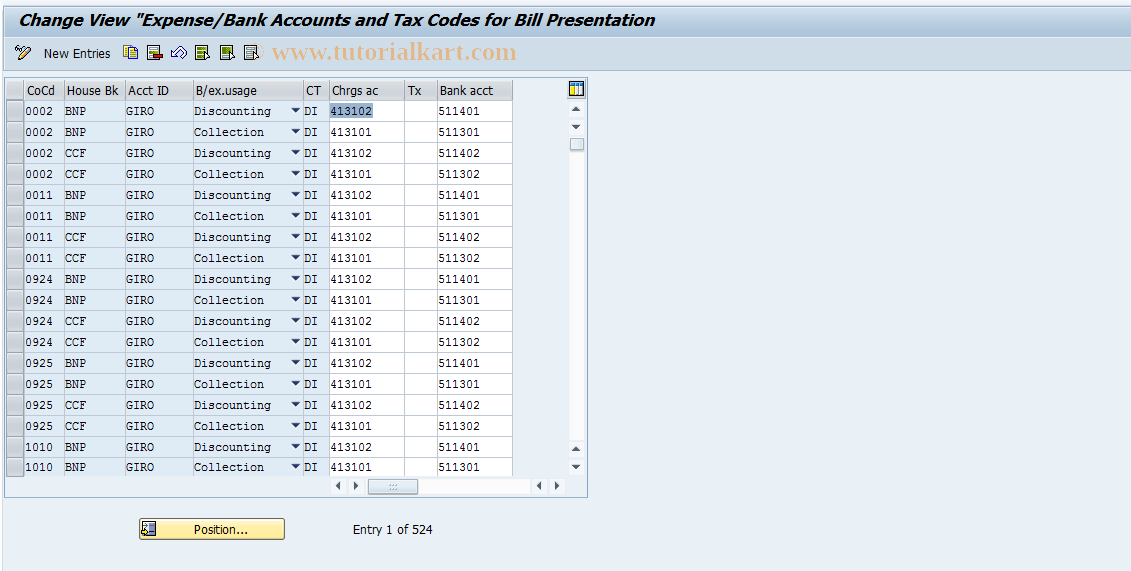 SAP TCode S_ALR_87002011 - IMG Activity: SIMG_CFMENUOFTDFX78