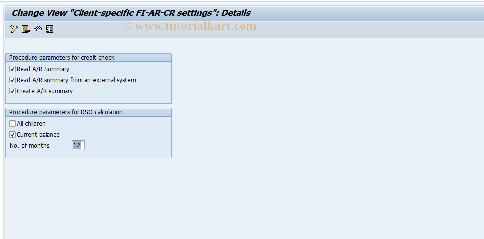 SAP TCode S_ALR_87002256 - IMG Activity: SIMG_CFORFBT000CM