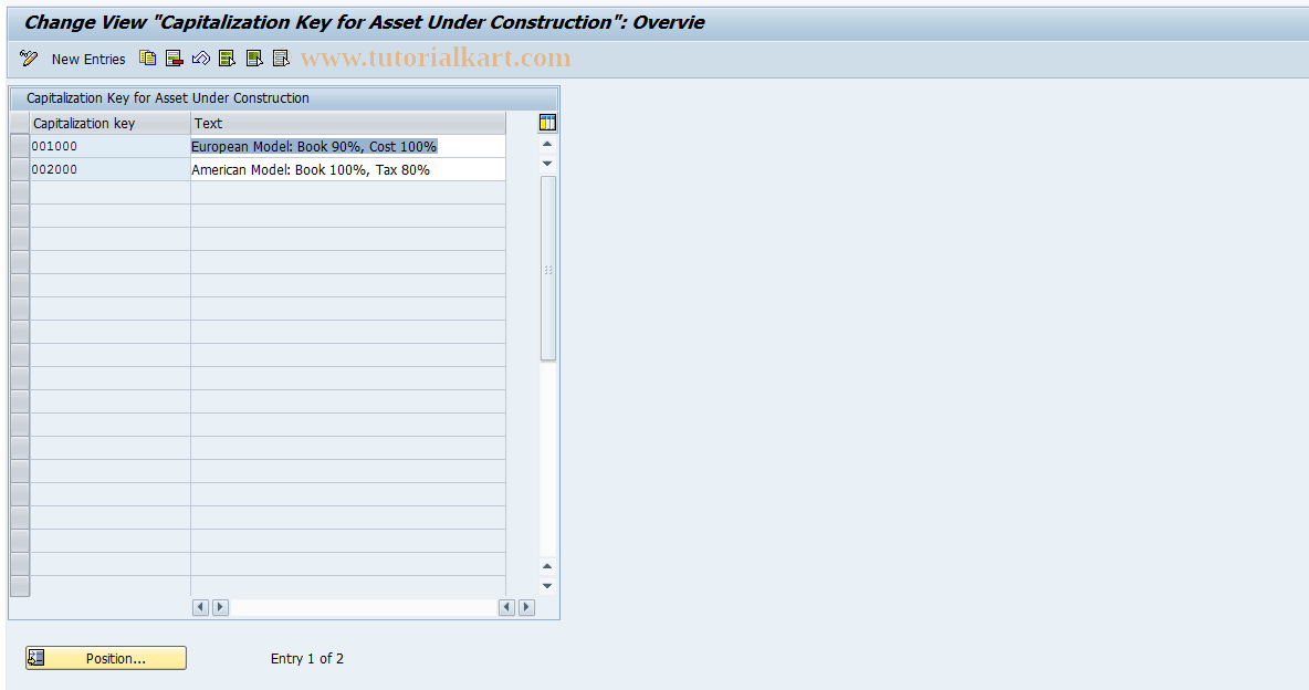 SAP TCode S_ALR_87002297 - IMG Activity: SIMG_CMMENUORFF_2530