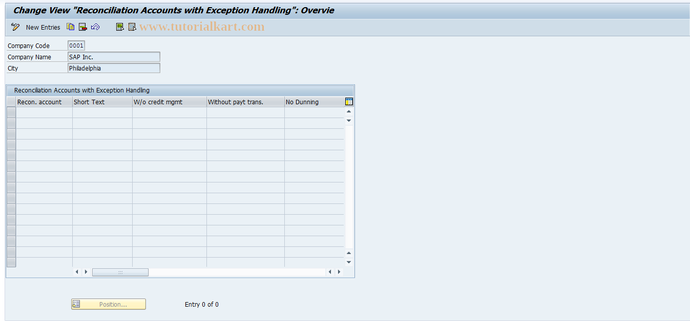 SAP TCode S_ALR_87002307 - IMG Activity: SIMG_CFORFBAKOF