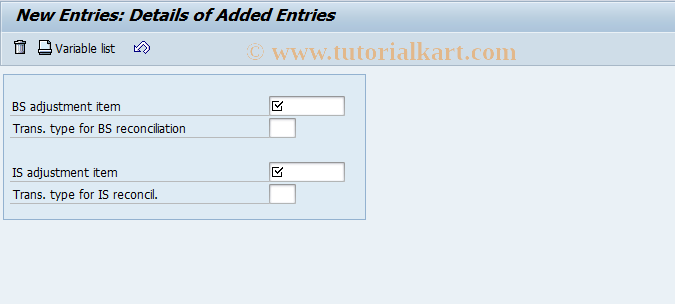 SAP TCode S_ALR_87002345 - IMG Activity: SIMG_EURO_LC1090