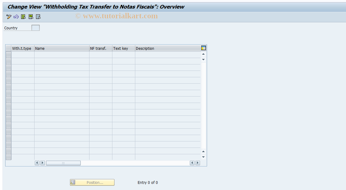 SAP TCode S_ALR_87002366 - IMG Activity: J_1BWITH_HOLD_TRANS