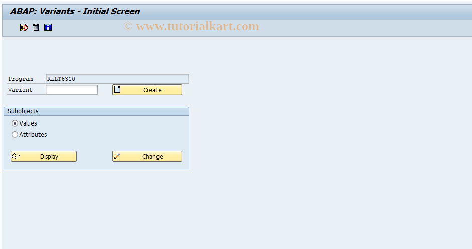 SAP TCode S_ALR_87002388 - IMG Activity: SIMG_XXMENUOLML1019